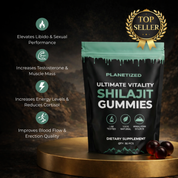 Planetized® 6-in-1 Performance Shilajit Gummies